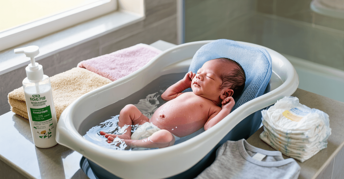Bebeklerde İlk Banyo Ne Zaman ve Nasıl Yapılır?
