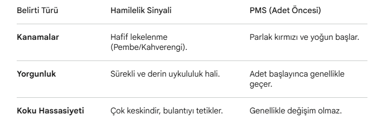 Hamileliğin İlk Haftası Belirtileri Nelerdir?